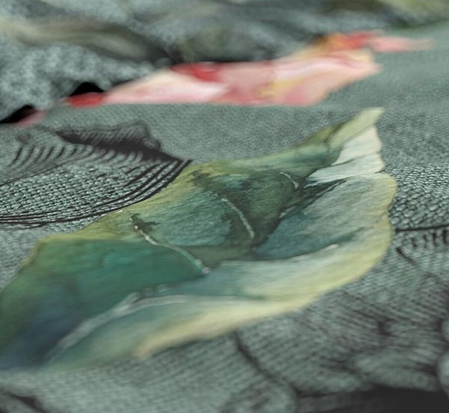 Diana - Groen Dekbedovertrek