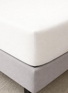 Whitelabel Hoeslaken - Enkel Jersey - Wit