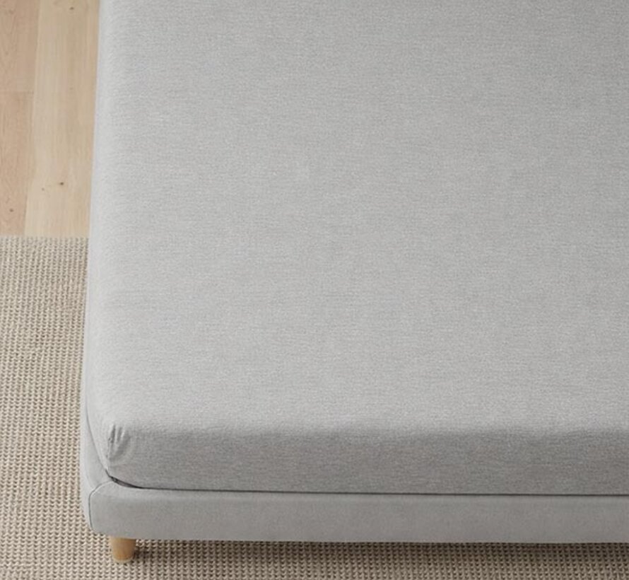 Hoeslaken - Enkel Jersey - Grijs