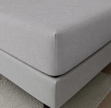 Whitelabel Hoeslaken - Enkel Jersey - Grijs