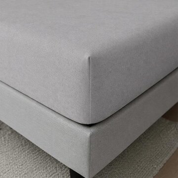 Whitelabel Hoeslaken - Enkel Jersey - Grijs