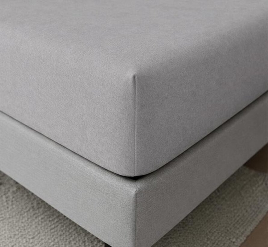 Hoeslaken - Enkel Jersey - Grijs