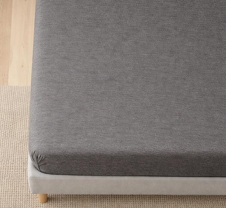 Hoeslaken - Enkel Jersey - Antraciet