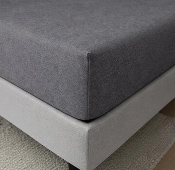 Whitelabel Hoeslaken - Enkel Jersey - Antraciet