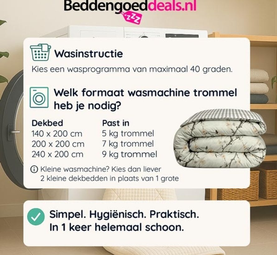 Dekbed Zonder Overtrek - Spring Blossom