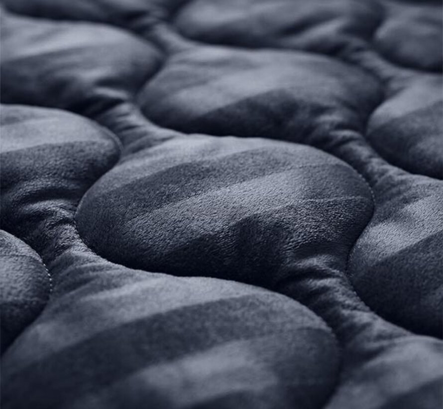 Dekbed Zonder Overtrek - Navy Hotel Velvet Lazy