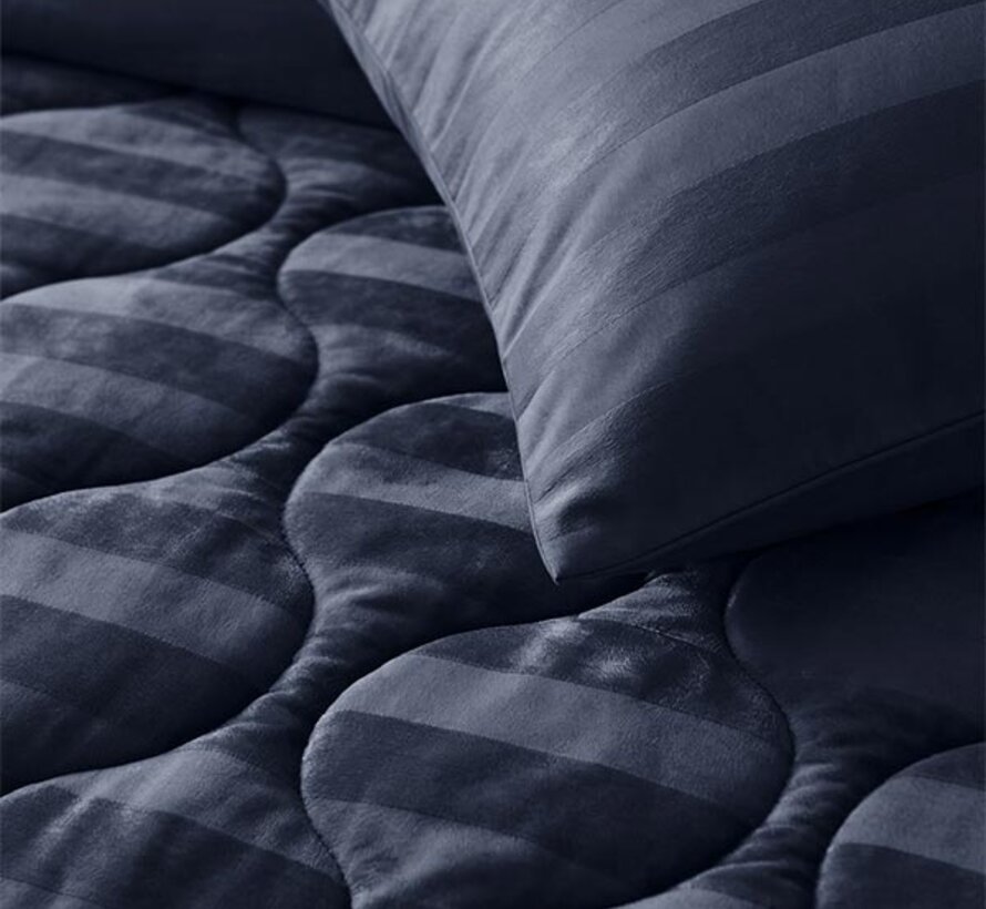 2-Pack: Kussenslopen - Navy Hotel Velvet