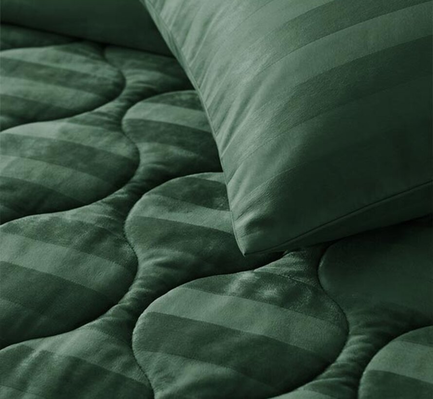 2-Pack: Kussenslopen - Donkergroen Hotel Velvet