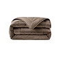 Dekbed Zonder Overtrek - Taupe Hotel Velvet Lazy