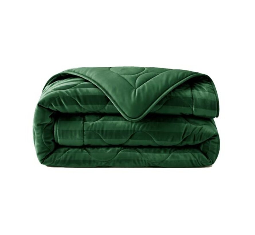 Dekbed Zonder Overtrek - Donkergroen Hotel Velvet Lazy