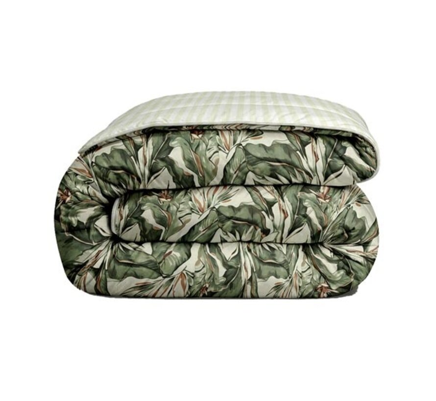 Dekbed Zonder Overtrek - Floral Green