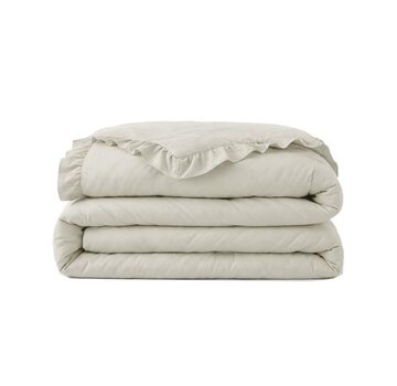 Sleeptime Dekbed Zonder Overtrek - Gebroken Wit Ruffles Lazy