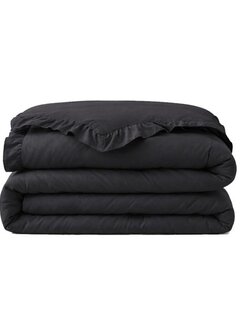 Sleeptime Dekbed Zonder Overtrek - Antraciet Ruffles Lazy