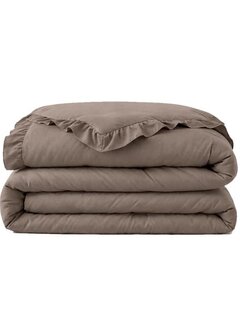 Sleeptime Dekbed Zonder Overtrek - Taupe Ruffles Lazy