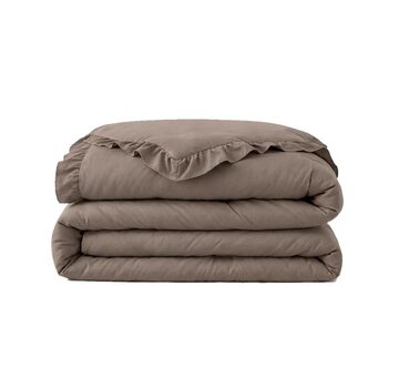 Sleeptime Dekbed Zonder Overtrek - Taupe Ruffles Lazy