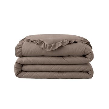 Sleeptime Dekbed Zonder Overtrek - Taupe Ruffles Lazy