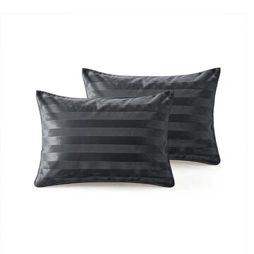Sleeptime 2-Pack: Kussenslopen - Antraciet Hotel Velvet