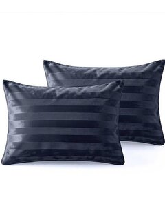Sleeptime 2-Pack: Kussenslopen - Navy Hotel Velvet