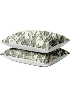 Zydante 2-Pack: Kussenslopen - Floral Green