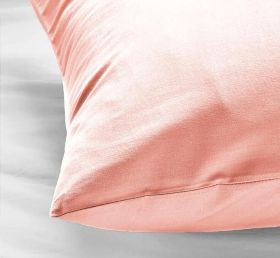 2-Pack: Kussenslopen - Perkaal Katoen - Roze