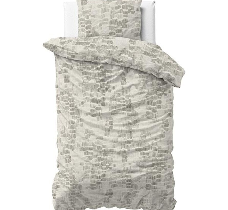 Drift - Grijsgroen Dekbedovertrek