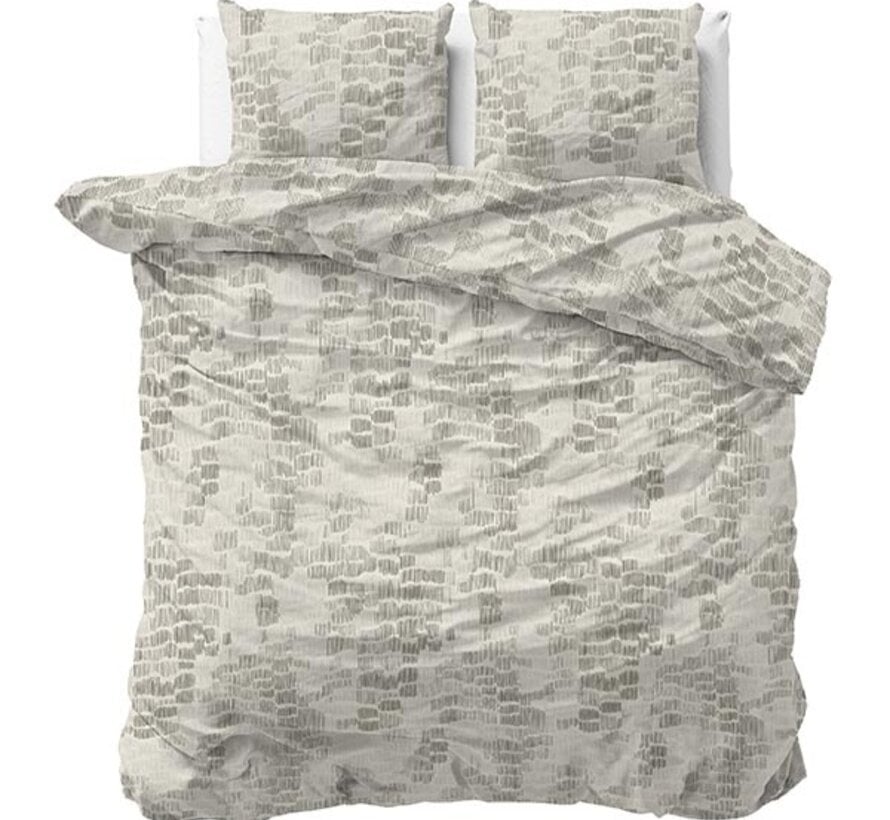 Drift - Grijsgroen Dekbedovertrek