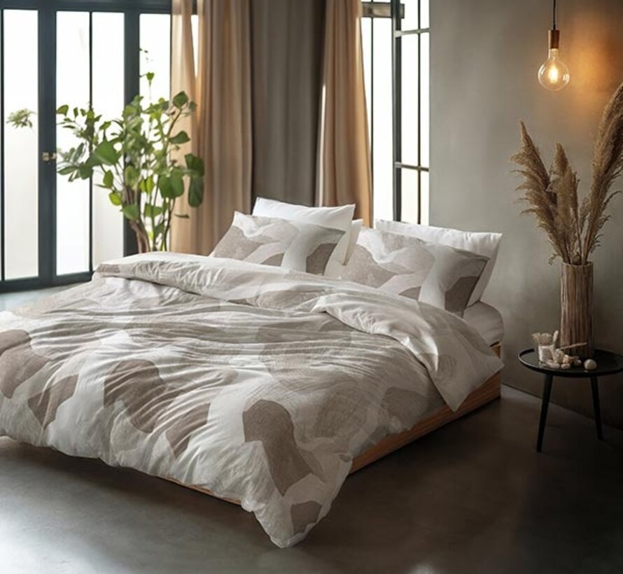 Echo - Beige Dekbedovertrek