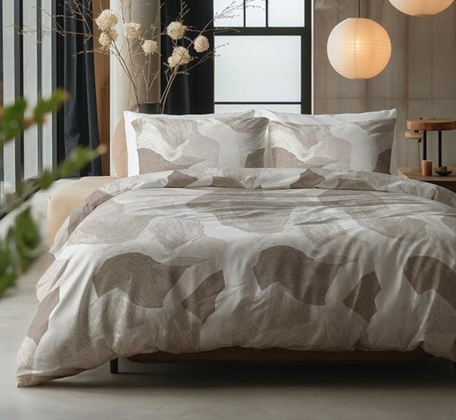 Echo - Beige Dekbedovertrek