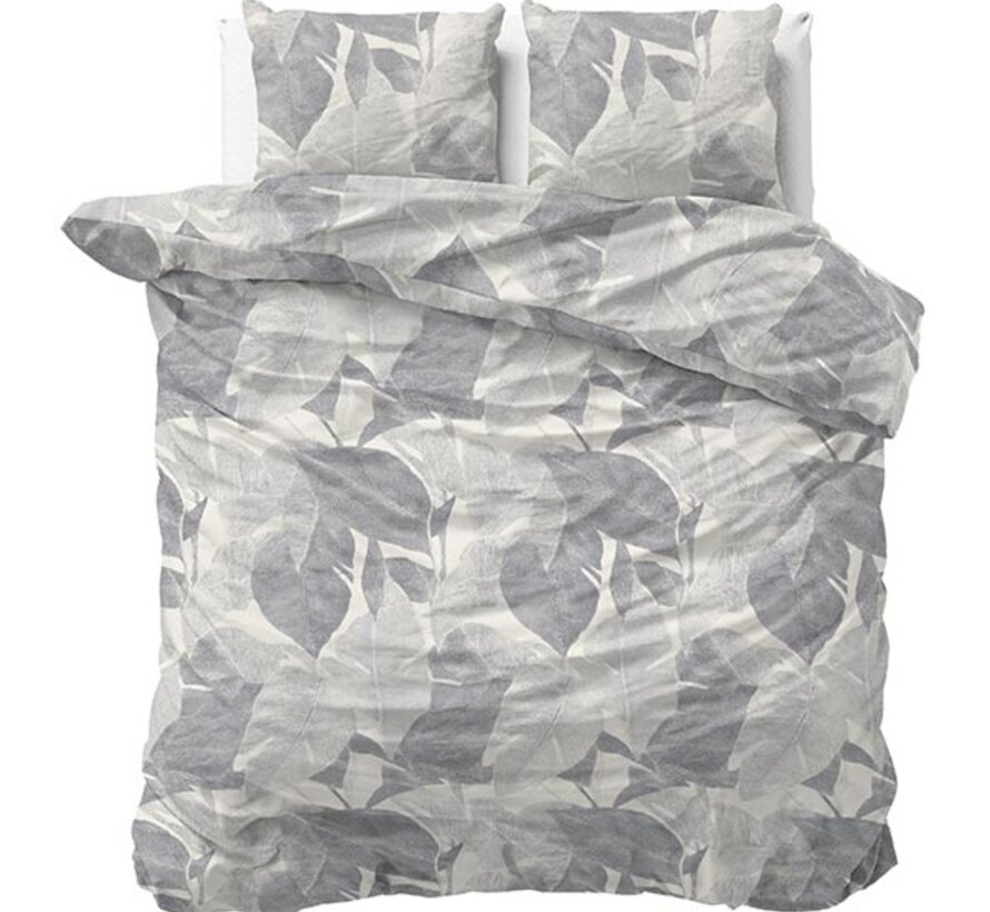Lunara - Zilvergrijs Dekbedovertrek