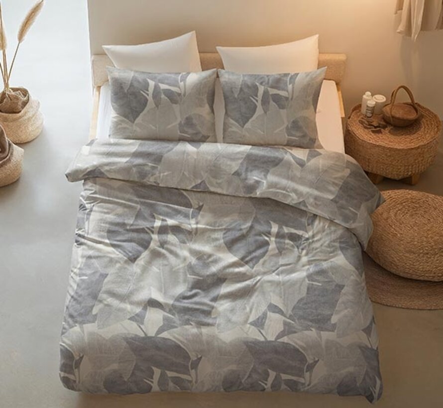 Lunara - Zilvergrijs Dekbedovertrek