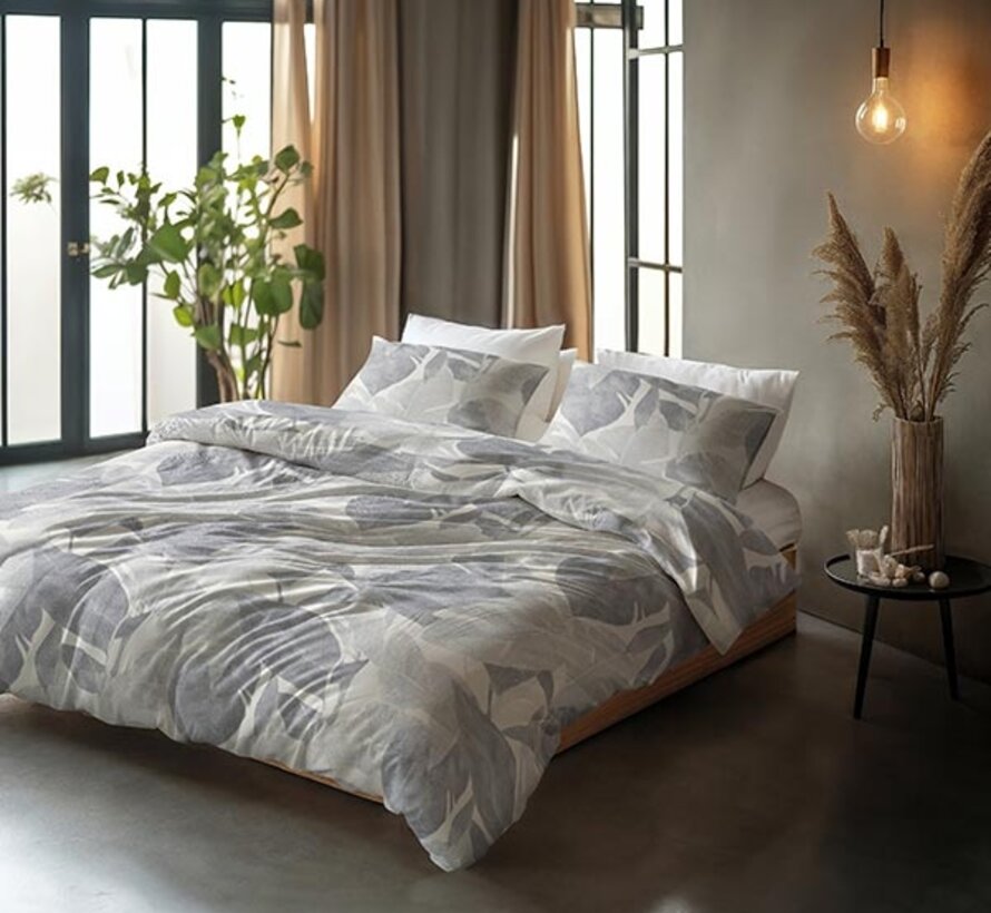 Lunara - Zilvergrijs Dekbedovertrek