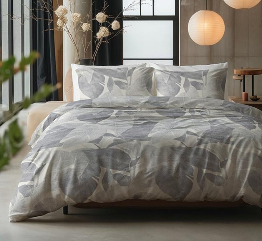 Lunara - Zilvergrijs Dekbedovertrek