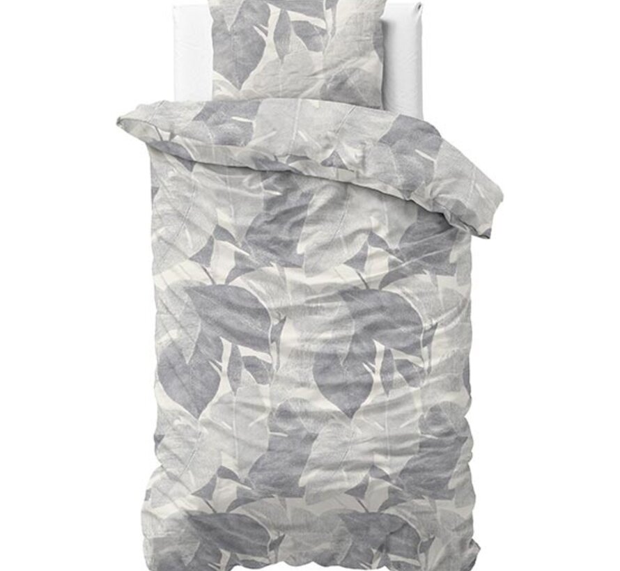 Lunara - Zilvergrijs Dekbedovertrek
