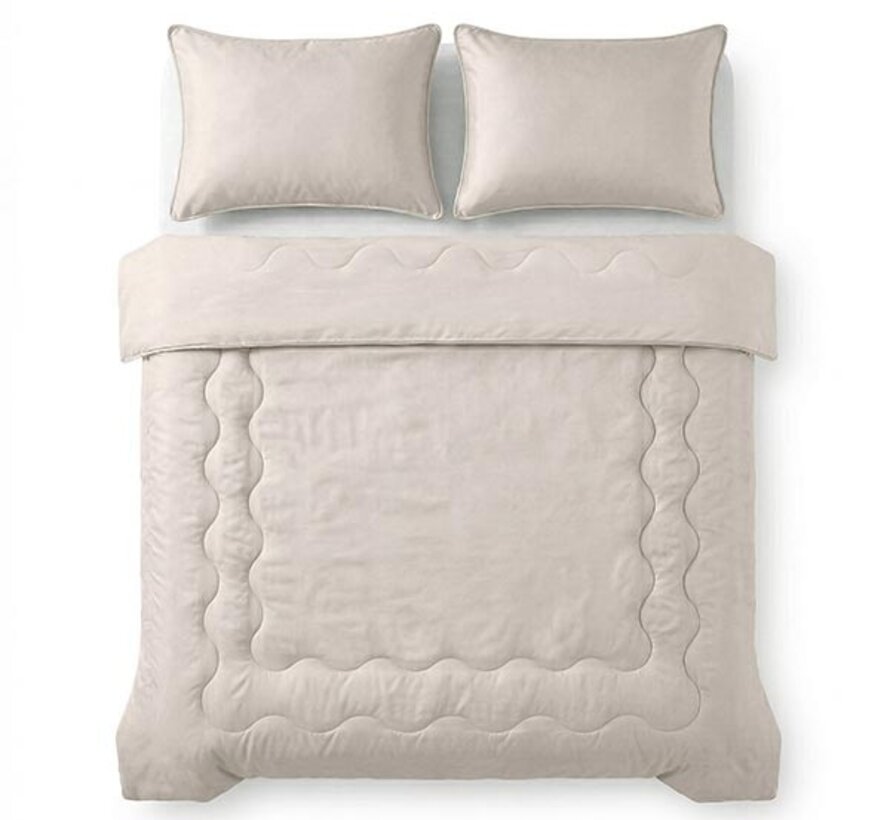 Dekbed Zonder Overtrek - Verkoelende Blue Cell Lazy - Taupe