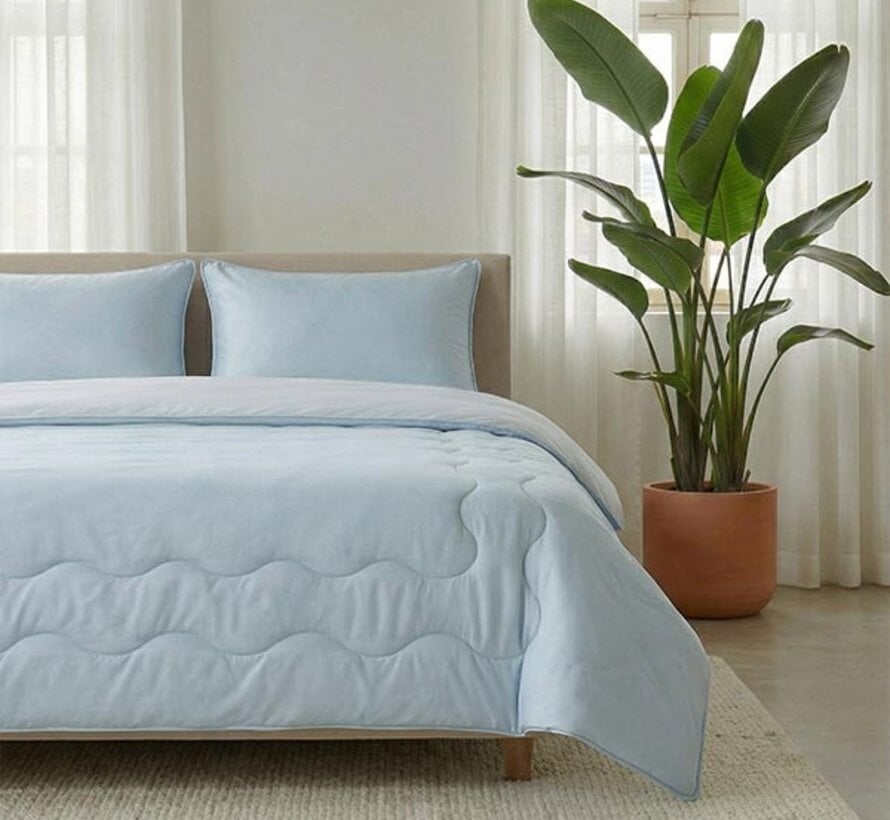 Dekbed Zonder Overtrek - Verkoelende Blue Cell Lazy - Blauw