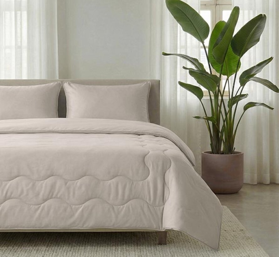 Dekbed Zonder Overtrek - Verkoelende Blue Cell Lazy - Taupe