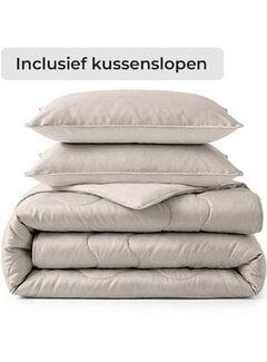 Dreamhouse Dekbed Zonder Overtrek - Verkoelende Blue Cell Lazy - Taupe
