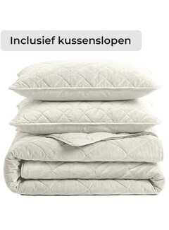 Sleeptime Dekbed Zonder Overtrek - Beige Velvet Lazy
