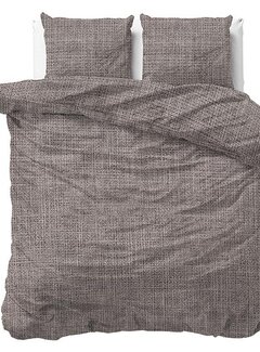 Sleeptime Pure Vintage - Bruin/Taupe Katoen Dekbedovertrek