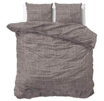 Sleeptime Pure Vintage - Bruin/Taupe Katoen Dekbedovertrek