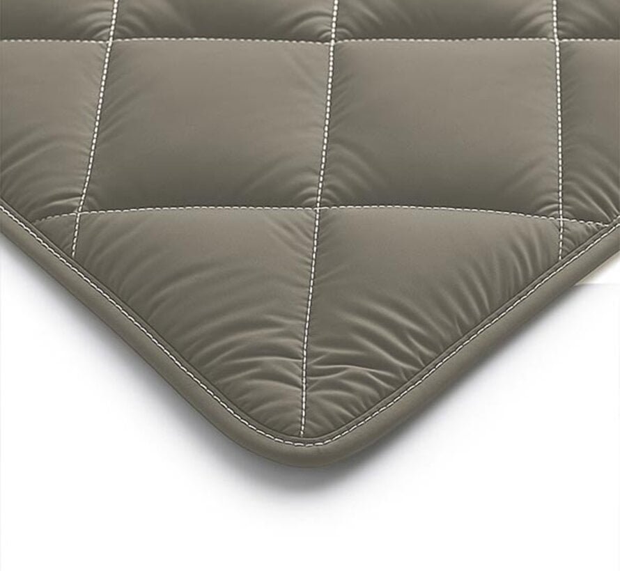 Dekbed Zonder Overtrek - Kaki Diamond Lazy