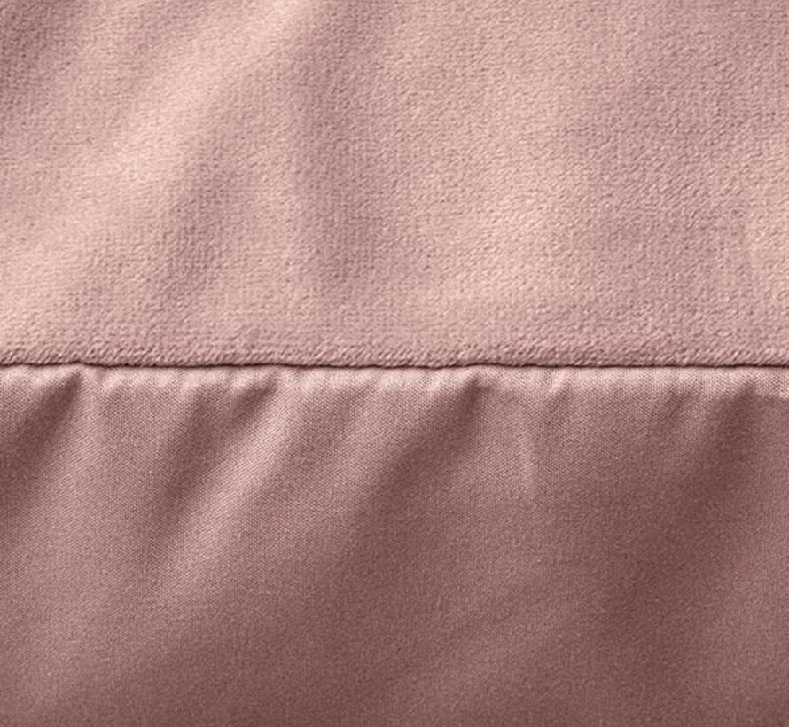 2-Pack: Kussenslopen - Velvet - Oud Roze