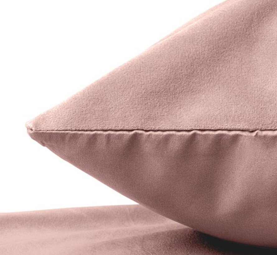 2-Pack: Kussenslopen - Velvet - Oud Roze