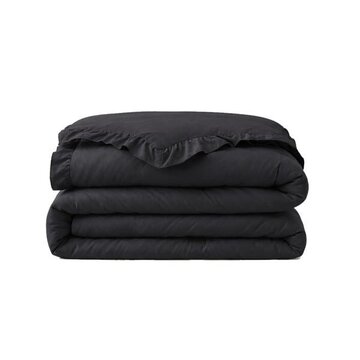 Sleeptime Dekbed Zonder Overtrek - Antraciet Ruffles Lazy