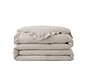 Dekbed Zonder Overtrek - Taupe/Grijs Ruffles Lazy