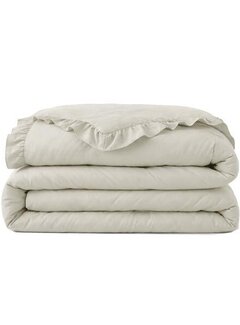 Sleeptime Dekbed Zonder Overtrek - Gebroken Wit Ruffles Lazy