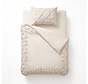 Border Pintuck - Beige Dekbedovertrek