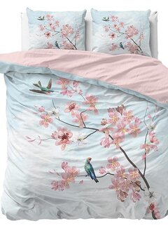 Dreamhouse Satin WILD Layla - Blauw Dekbedovertrek