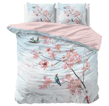 Dreamhouse Satin WILD Layla - Blauw Dekbedovertrek