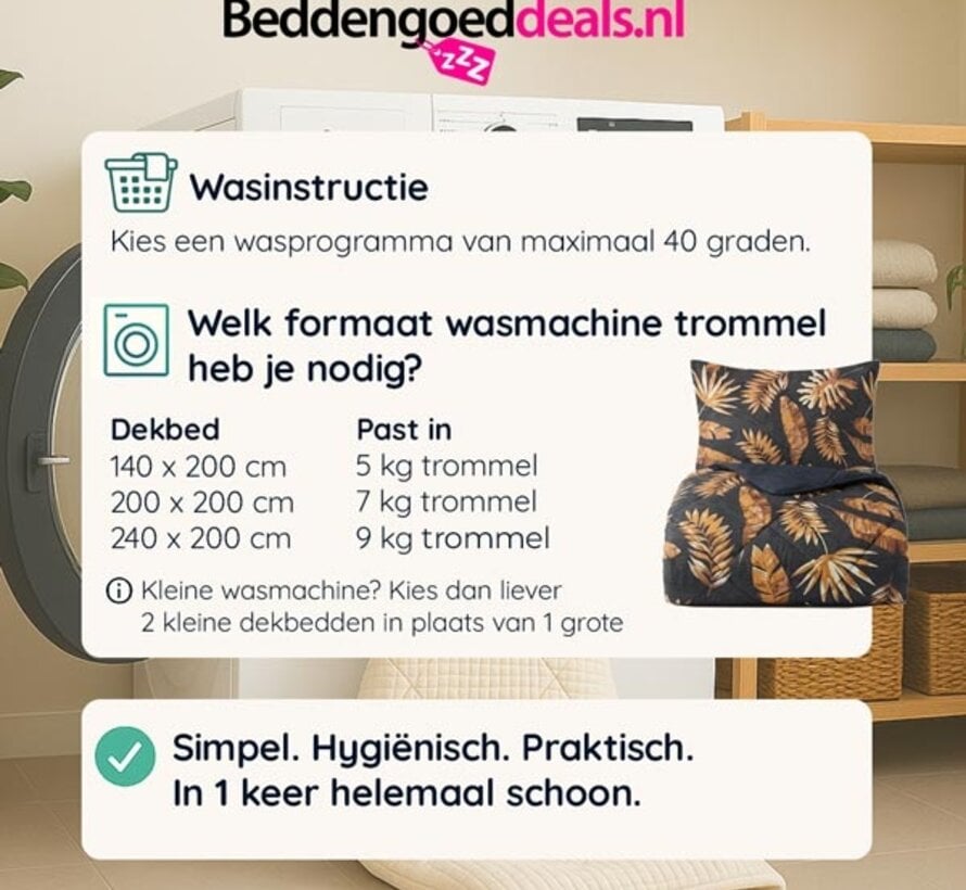 Dekbed Zonder Overtrek - Luisa - Lazy